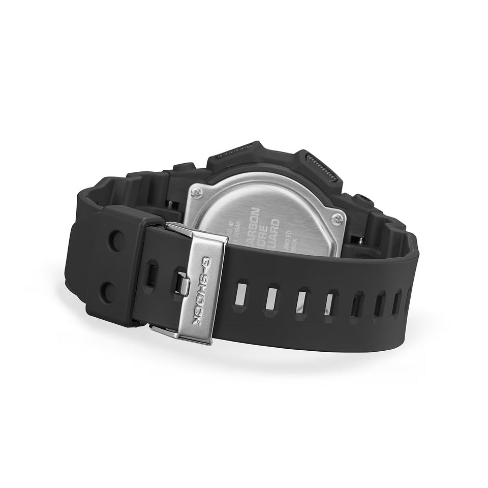 Casio G-SHOCK Men's Resin Quartz Watch GD010-1DR - Black Resin Strap with Pin Buckle