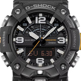 Casio G-SHOCK Analogue Digital Men's Watch GGB100XMB-1A - close up showing luminous hands