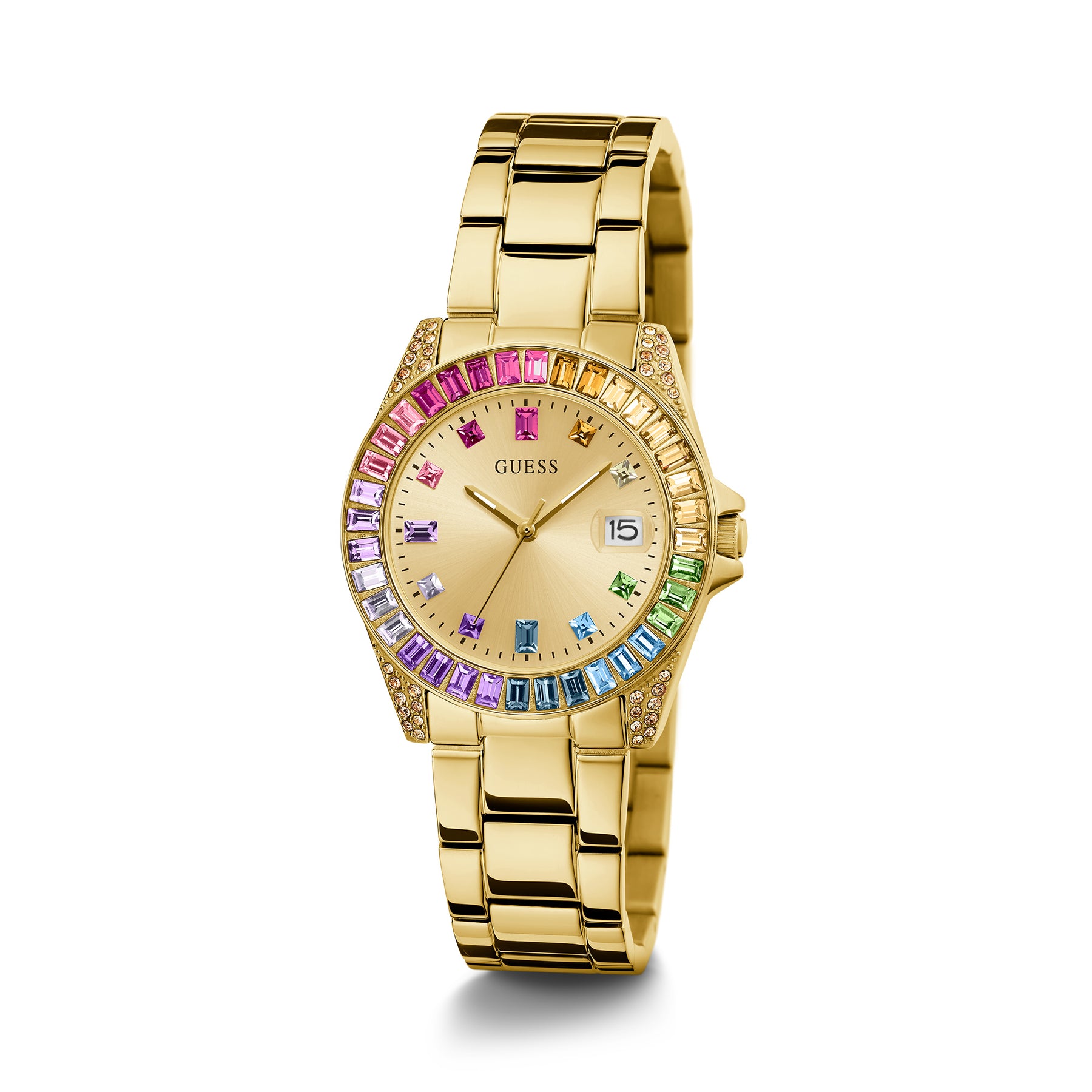 Guess Women's 34mm Opaline Multi Crystal Quartz Watch GW0475L3