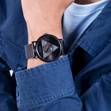 Guess Men's 44mm Black PVD Quartz Watch GW0502G2