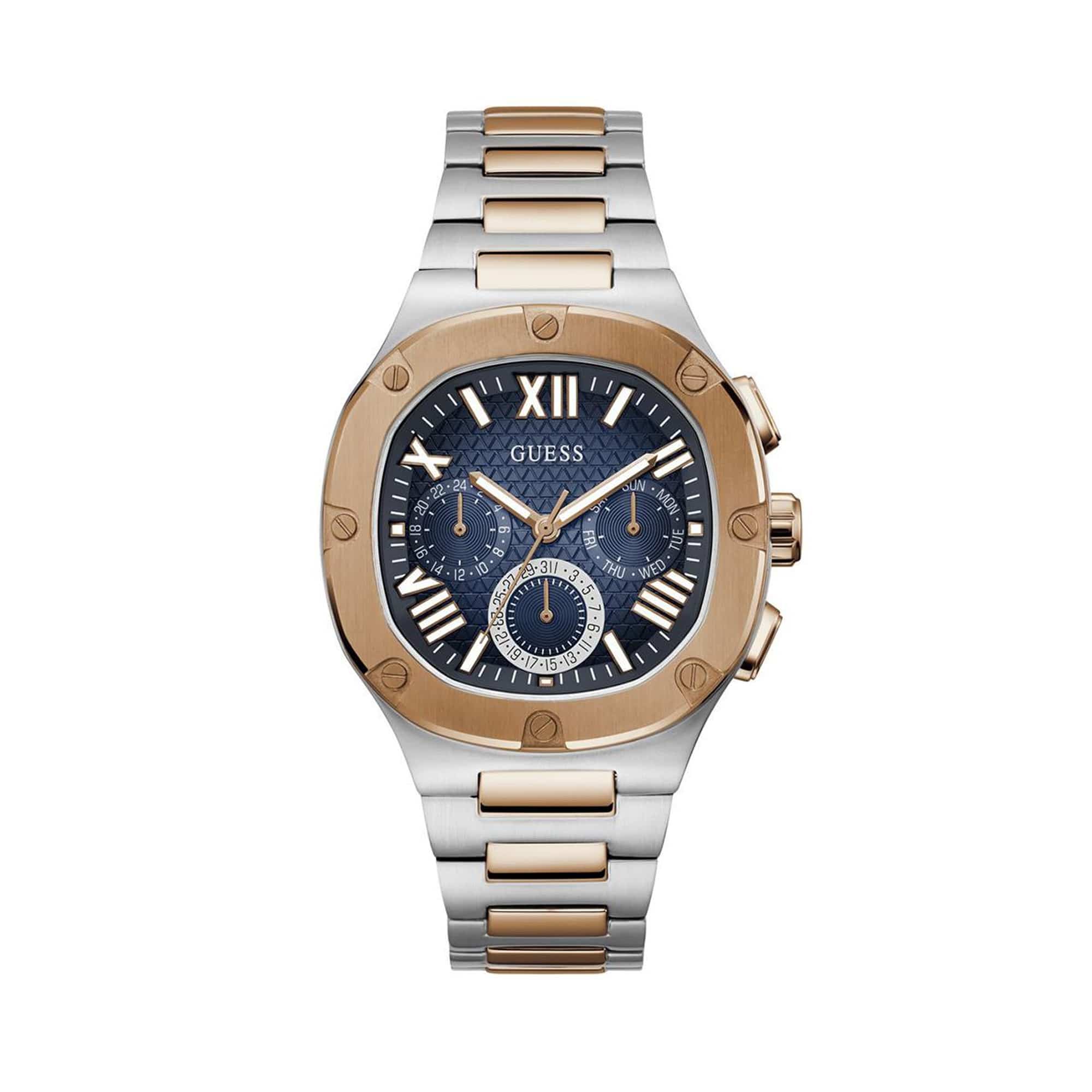 Guess Headline 42mm Men's Two-Tone Quartz Watch GW0572G4