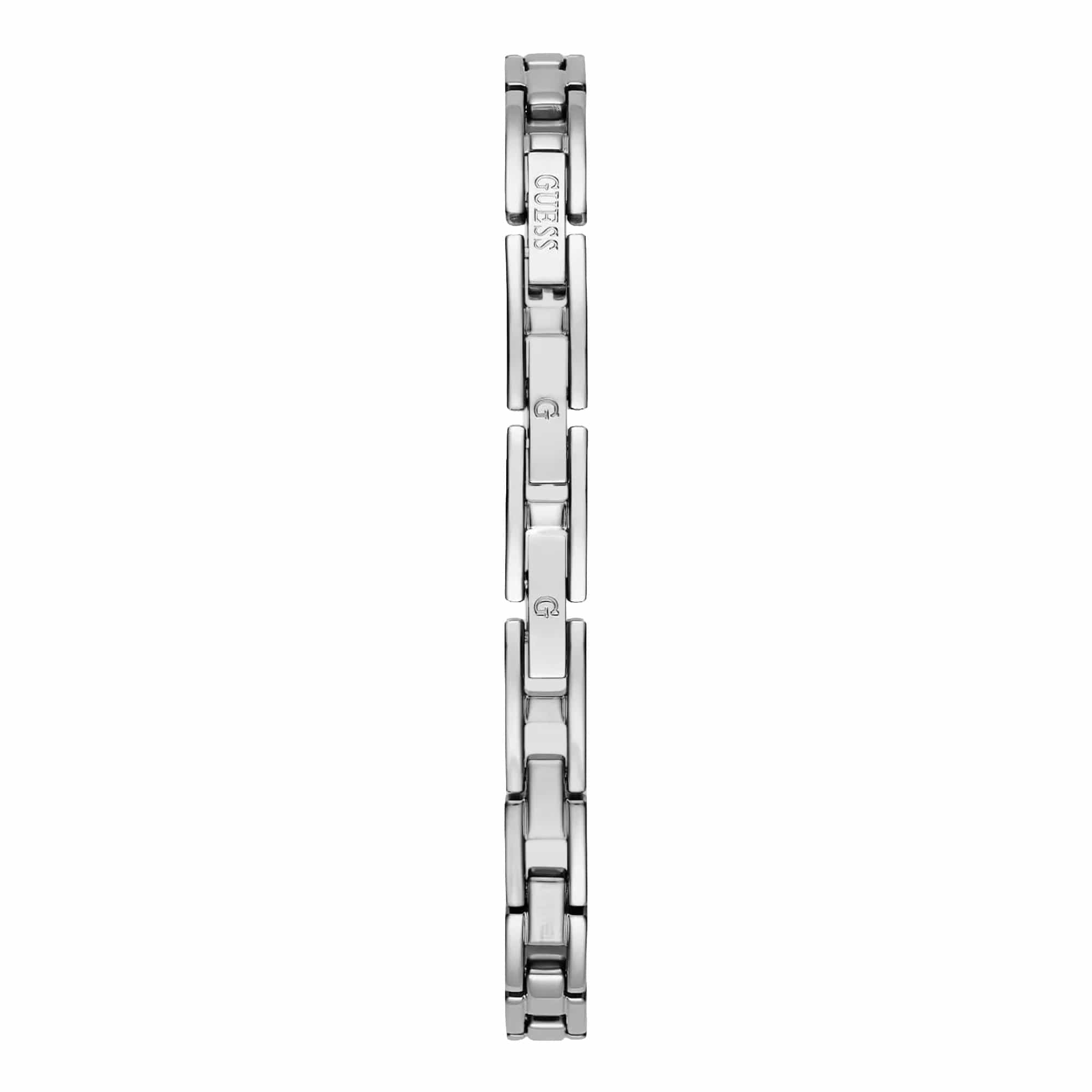 Guess Women's 28mm Silver Audrey Glitz Hexagonal Quartz Watch GW0680L1