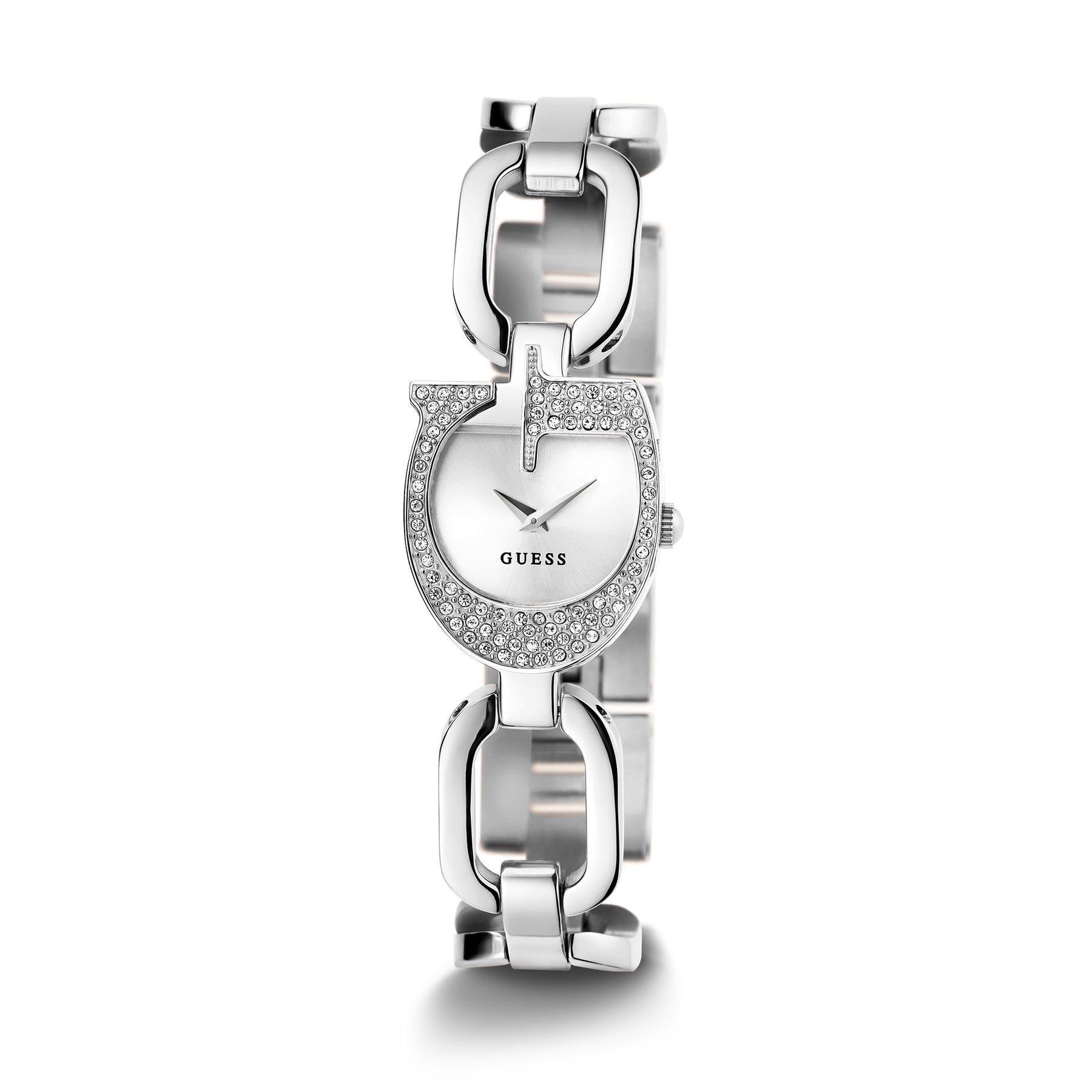 Guess Women's 22mm Silver Gia Logo Quartz Watch GW0683L1
