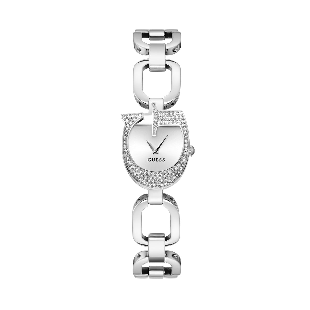 Guess Women's 22mm Silver Gia Logo Quartz Watch GW0683L1