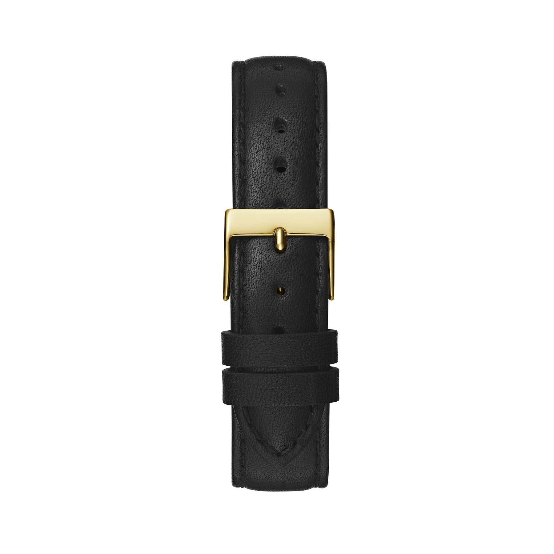 Guess Women's 34mm Gold Rumour Black Leather Quartz Watch GW0689L2