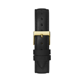 Guess Women's 34mm Gold Rumour Black Leather Quartz Watch GW0689L2
