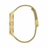 Guess Men's 44mm Gold Reputation Black Logo Quartz Watch GW0710G2