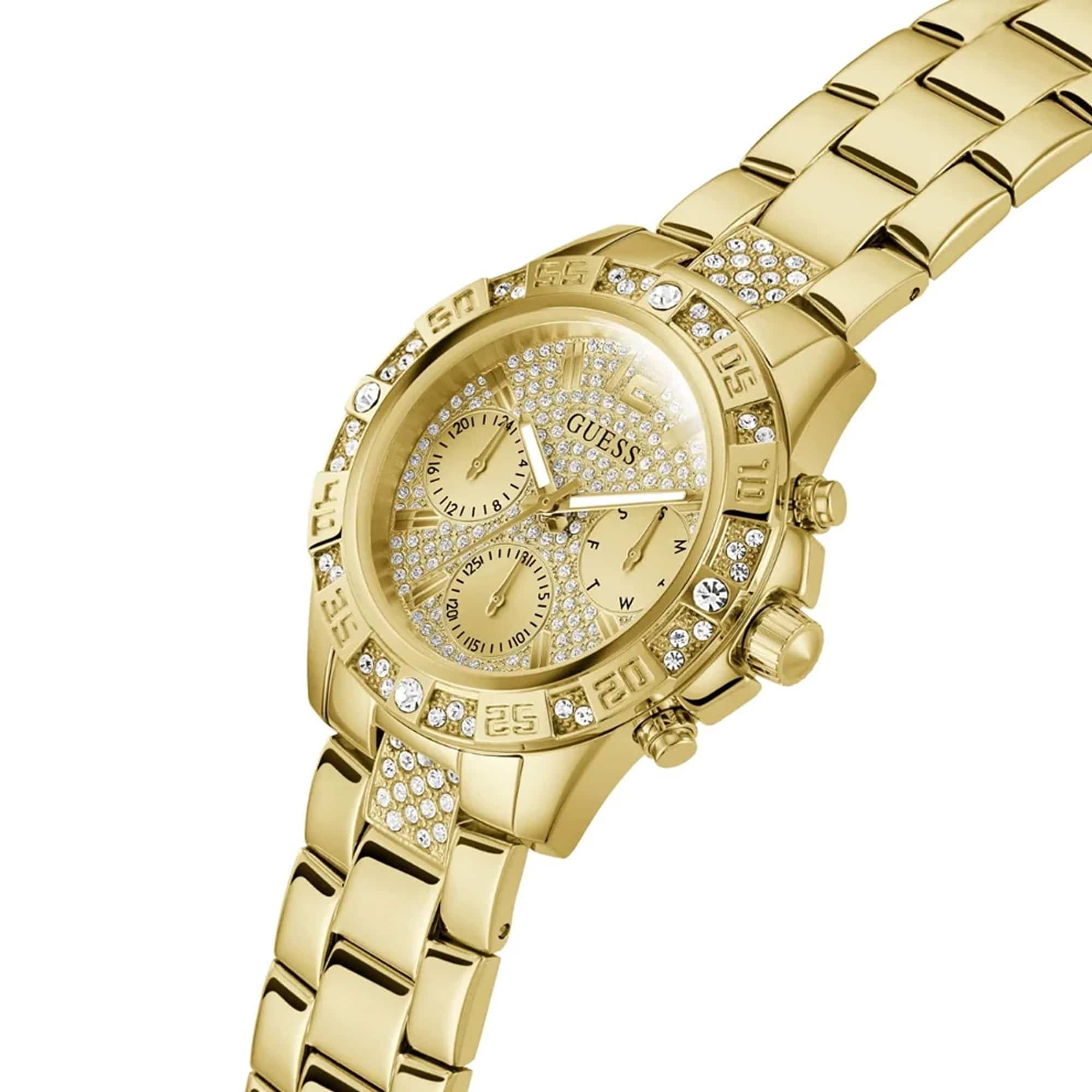 Guess Women's 40mm Gold PVD Quartz Watch GW0771L2