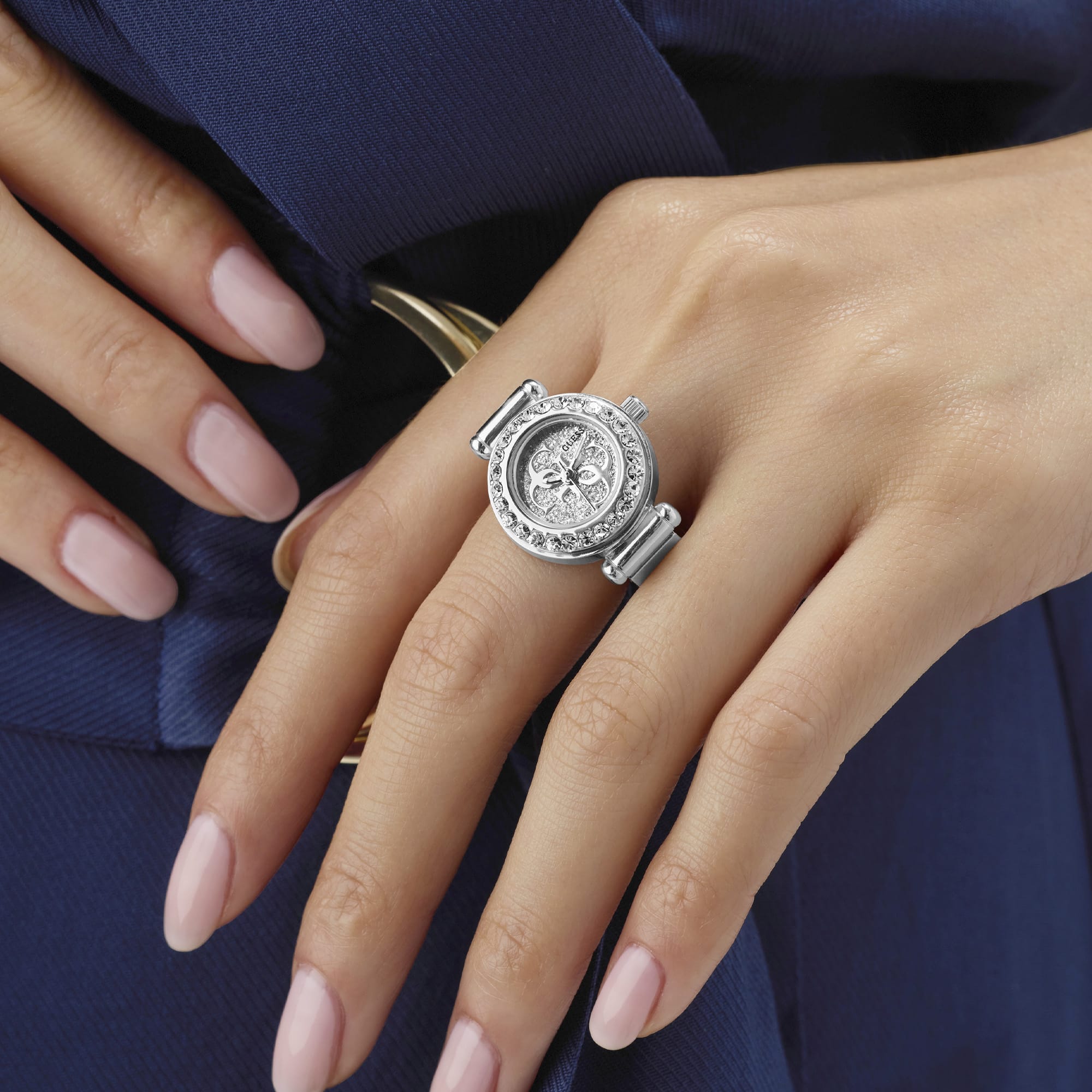 Guess Anna Quartz Ring Watch GW1022L1