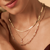50cm Herringbone Chain in 9ct Yellow Gold
