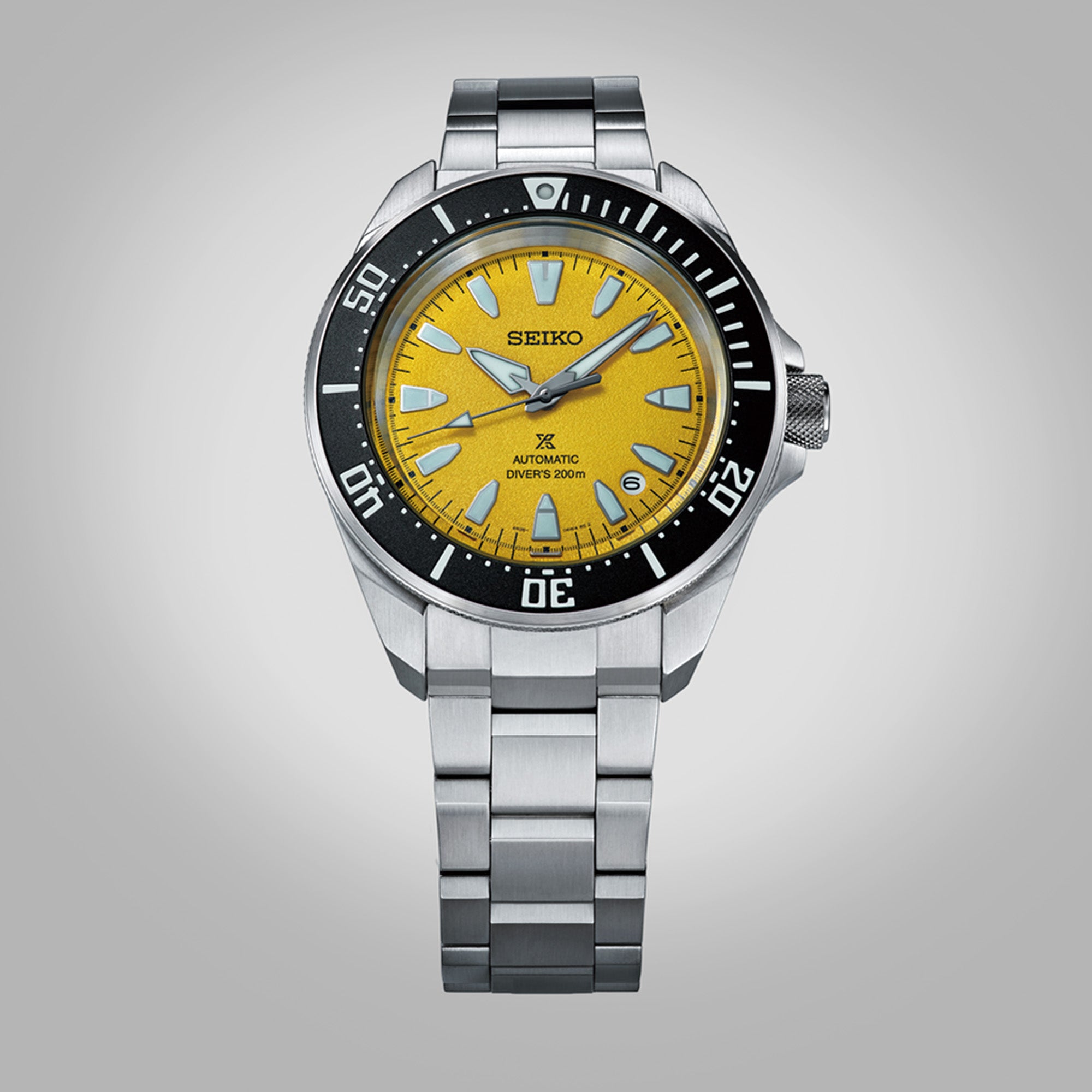 The Seiko Prospex Automatic Men's 41.70mm Watch HBB003K sits within proportions suited to most adult male wrist sizes, with a distinctive angular dive-watch presence.