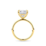 5.30ct Cushion Cut Diamond Solitaire Engagement Ring in 18ct Yellow Gold