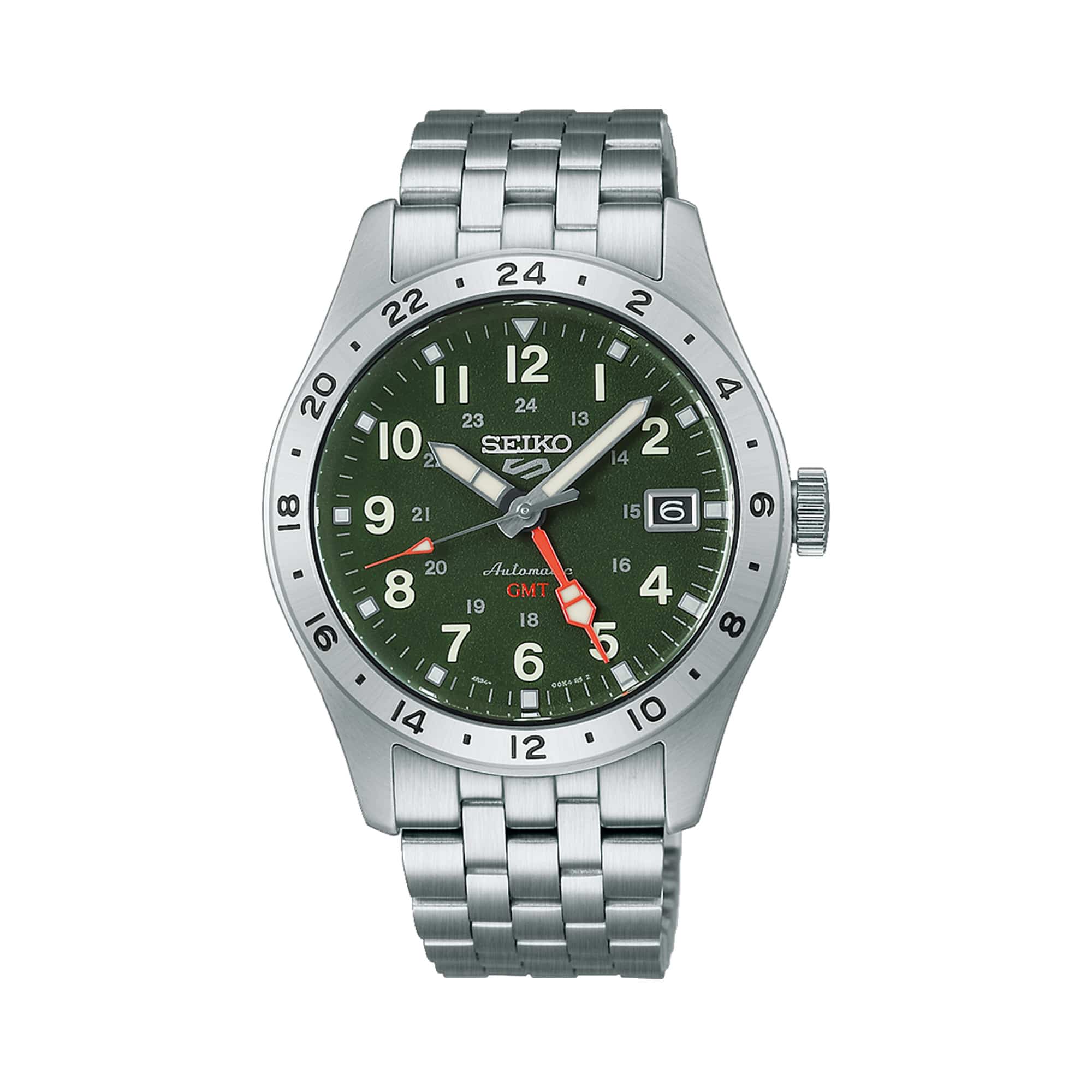 Seiko 5 Feild Series Automatic GMT Men's 39.40mm Watch HDB001K
