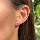 0.10ct TDW Lab-Grown Diamond Stud Earrings in 9ct Yellow Gold