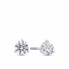1.00ct TW Lab-Grown Diamond Solitaire Stud Earrings in 18ct White Gold