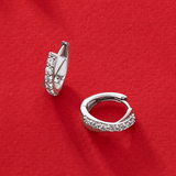 0.50ct TDW Lab-Grown Diamond Huggie Earrings in Sterling Silver