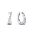 0.50ct TDW Lab-Grown Diamond Huggie Earrings in Sterling Silver