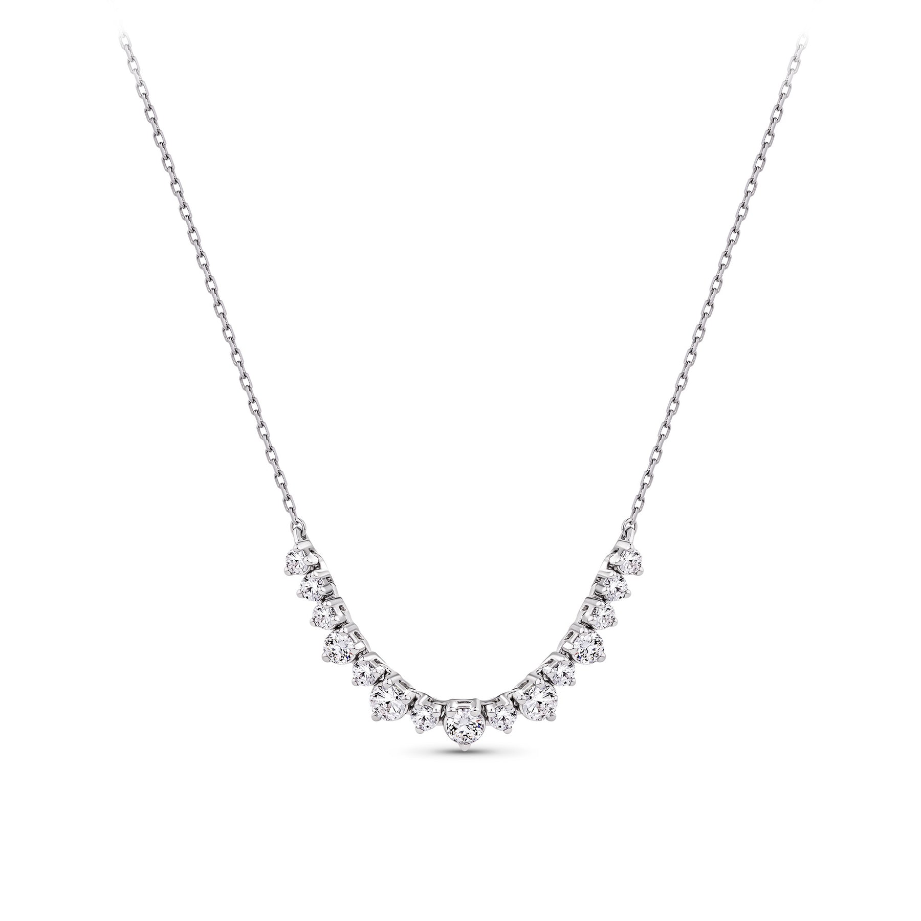 0.50ct TW Lab Grown Diamond Necklace in 9ct White Gold