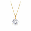 2.00ct TW Lab-Grown Diamond Solitaire Pendant with Chain in 18ct Yellow Gold
