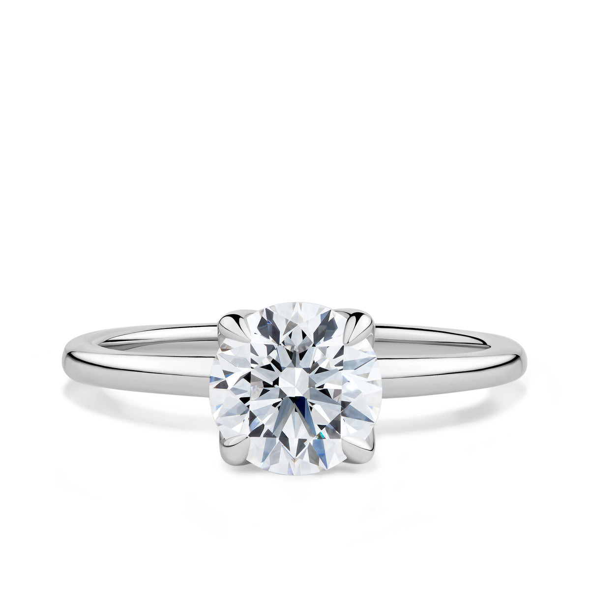 1.50ct Solitaire Round Brilliant-Cut GIA-Certified Lab Grown Diamond Engagement Ring in 18ct White Gold