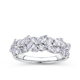 2.00ct TDW Lab-Grown Diamond Cluster Ring in 9ct White Gold