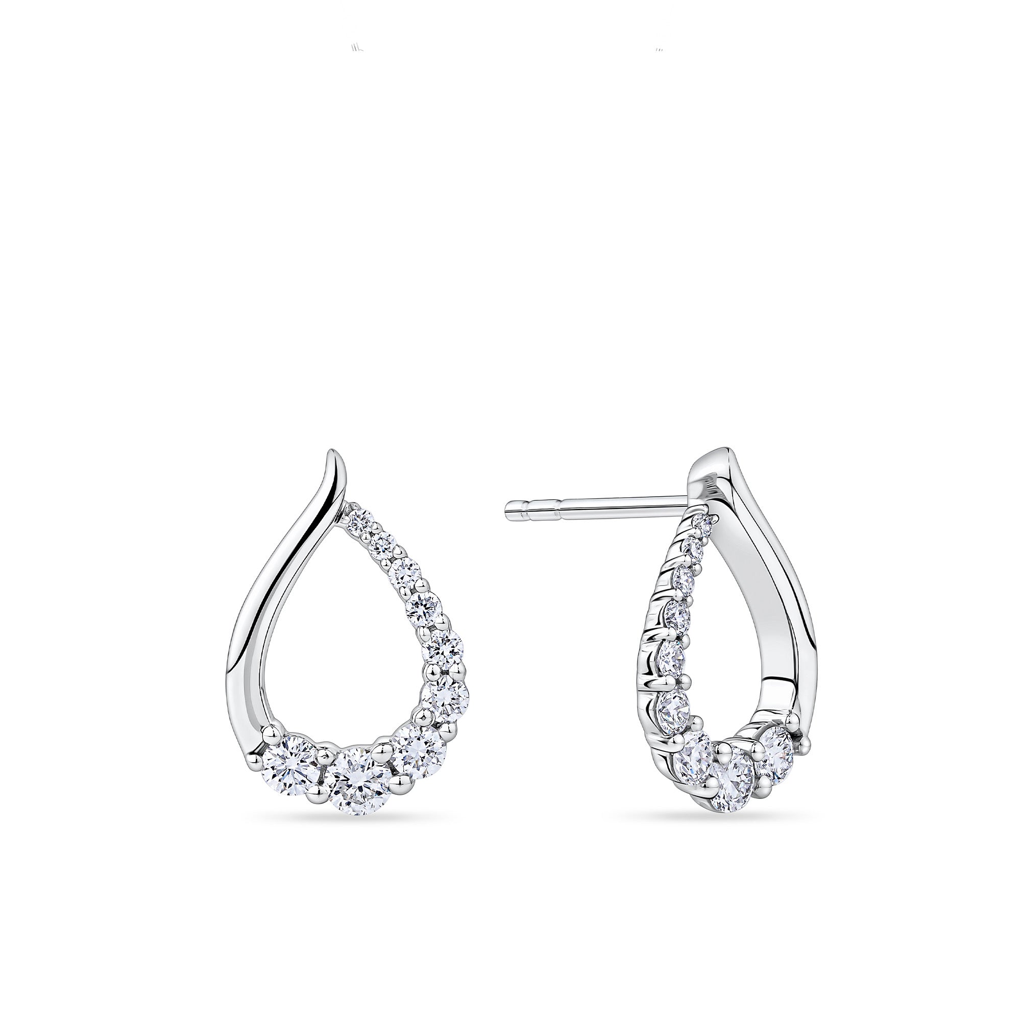 1.00ct TDW Lab-Grown Diamond Pendant and Earrings Set in Sterling Silver