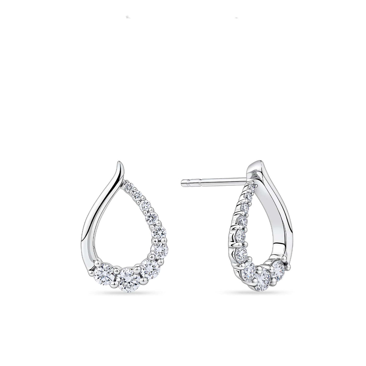 1.00ct TDW Lab-Grown Diamond Pendant and Earrings Set in Sterling Silver