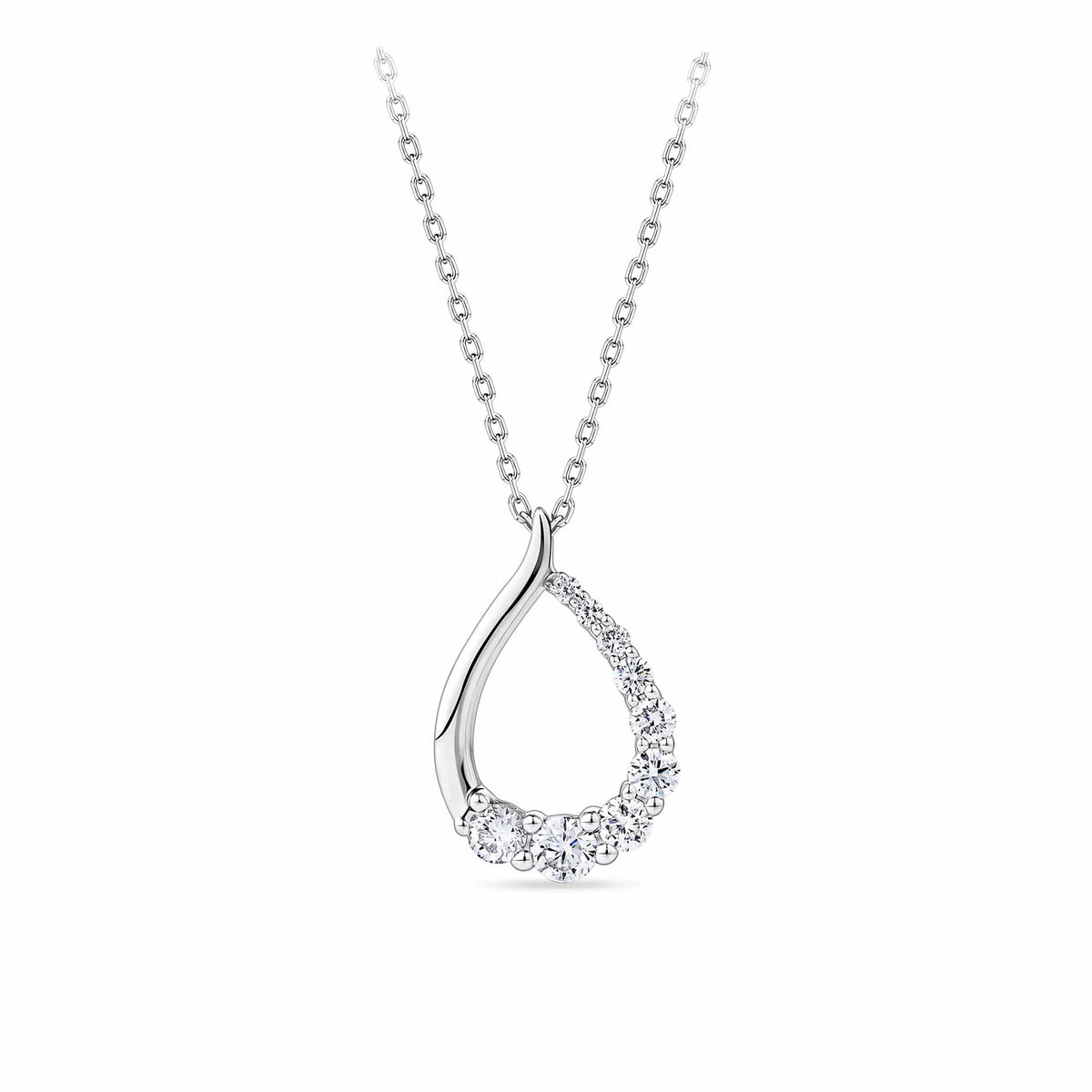 1.00ct TDW Lab-Grown Diamond Pendant and Earrings Set in Sterling Silver
