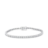 0.50ct TW Lab-Grown Diamond Tennis Bracelet in Sterling Silver