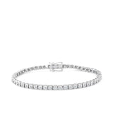 0.50ct TW Lab-Grown Diamond Tennis Bracelet in Sterling Silver