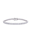 10.00ct TW Lab-Grown Diamond Tennis Bracelet in 18ct White Gold