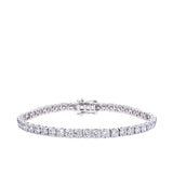 10.00ct TW Lab-Grown Diamond Tennis Bracelet in 18ct White Gold