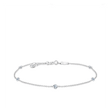 Lab-Grown Diamond Bracelet in Sterling Silver