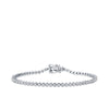 1.00ct TW Lab-Grown Diamond Tennis Bracelet in 9ct White Gold
