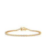 1.00ct TW Lab-Grown Diamond Tennis Bracelet in 9ct Yellow Gold