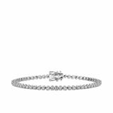 2.00ct TW Lab-Grown Diamond Tennis Bracelet in 9ct White Gold