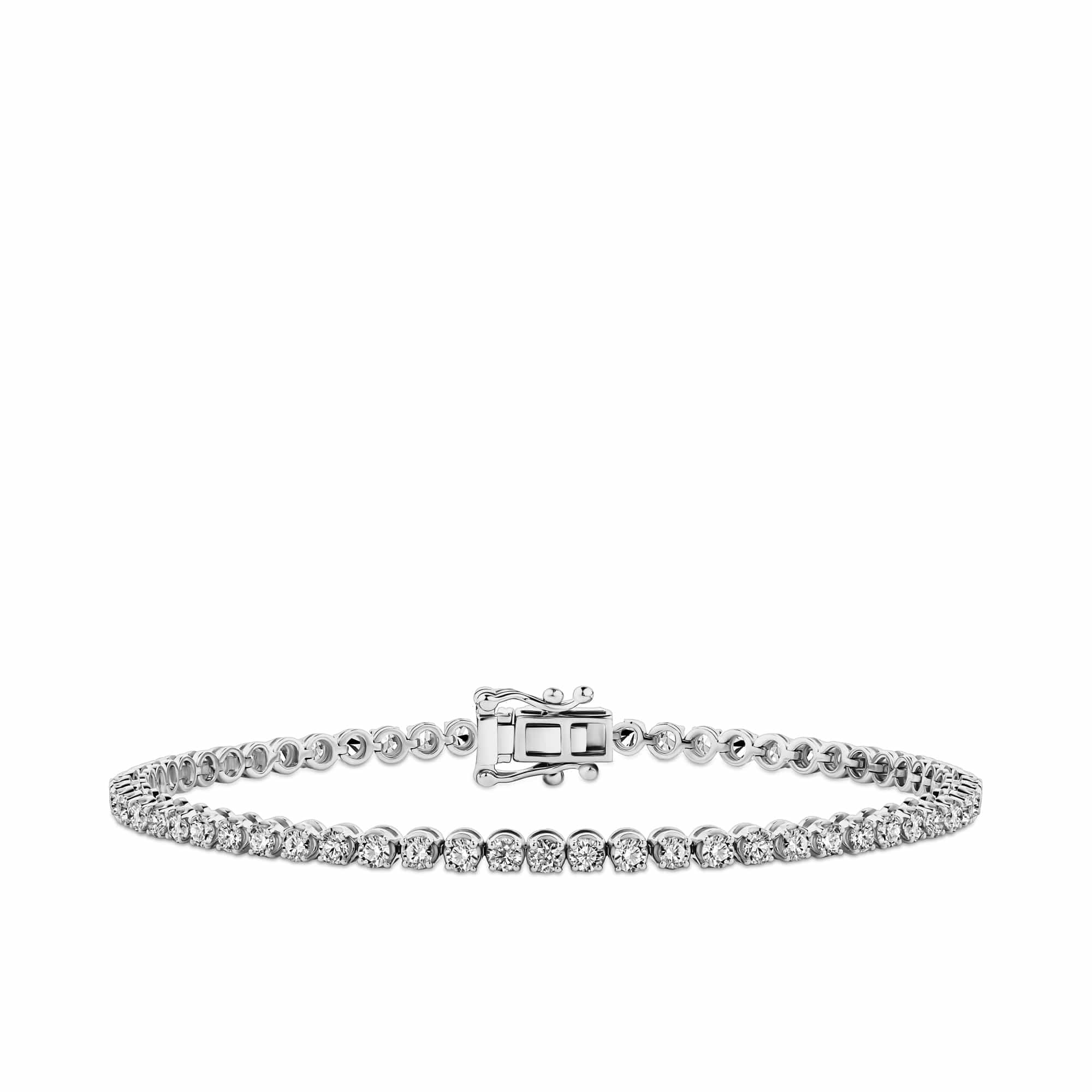 2.00ct TW Lab-Grown Diamond Tennis Bracelet in 9ct White Gold