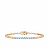 2.00ct TW Lab-Grown Diamond Tennis Bracelet in 9ct Yellow Gold