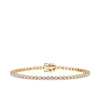 3.00ct TW Lab-Grown Diamond Tennis Bracelet in 9ct Yellow Gold