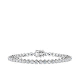 5.00ct TW Lab-Grown Diamond Tennis Bracelet in 18ct White Gold
