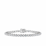 5.00ct TW Lab-Grown Diamond Tennis Bracelet in 18ct White Gold
