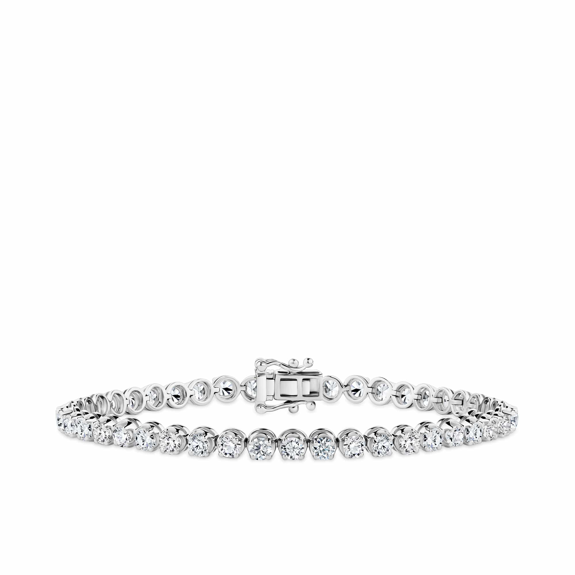5.00ct TW Lab-Grown Diamond Tennis Bracelet in 18ct White Gold
