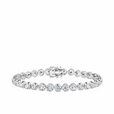 7.00ct TW Lab-Grown Diamond Tennis Bracelet in 18ct White Gold