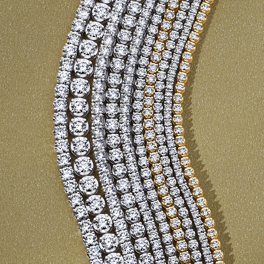 6.00ct TW Lab-Grown Diamond Tennis Bracelet in 18ct White Gold