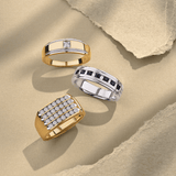Sapphire & Diamond Ring in 9ct White Gold
