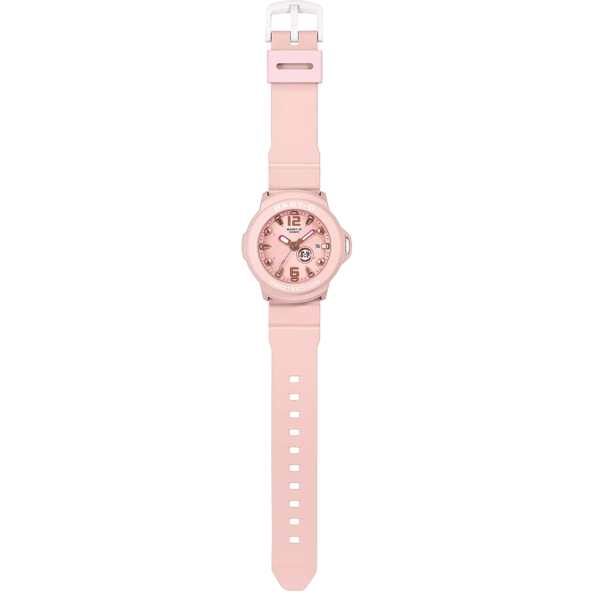 Casio Baby-G BGA15K-4A Pastel Pink Analogue Watch | Wallace Bishop