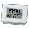 Seiko Rectangular Digital Alarm Clock QHL068-W