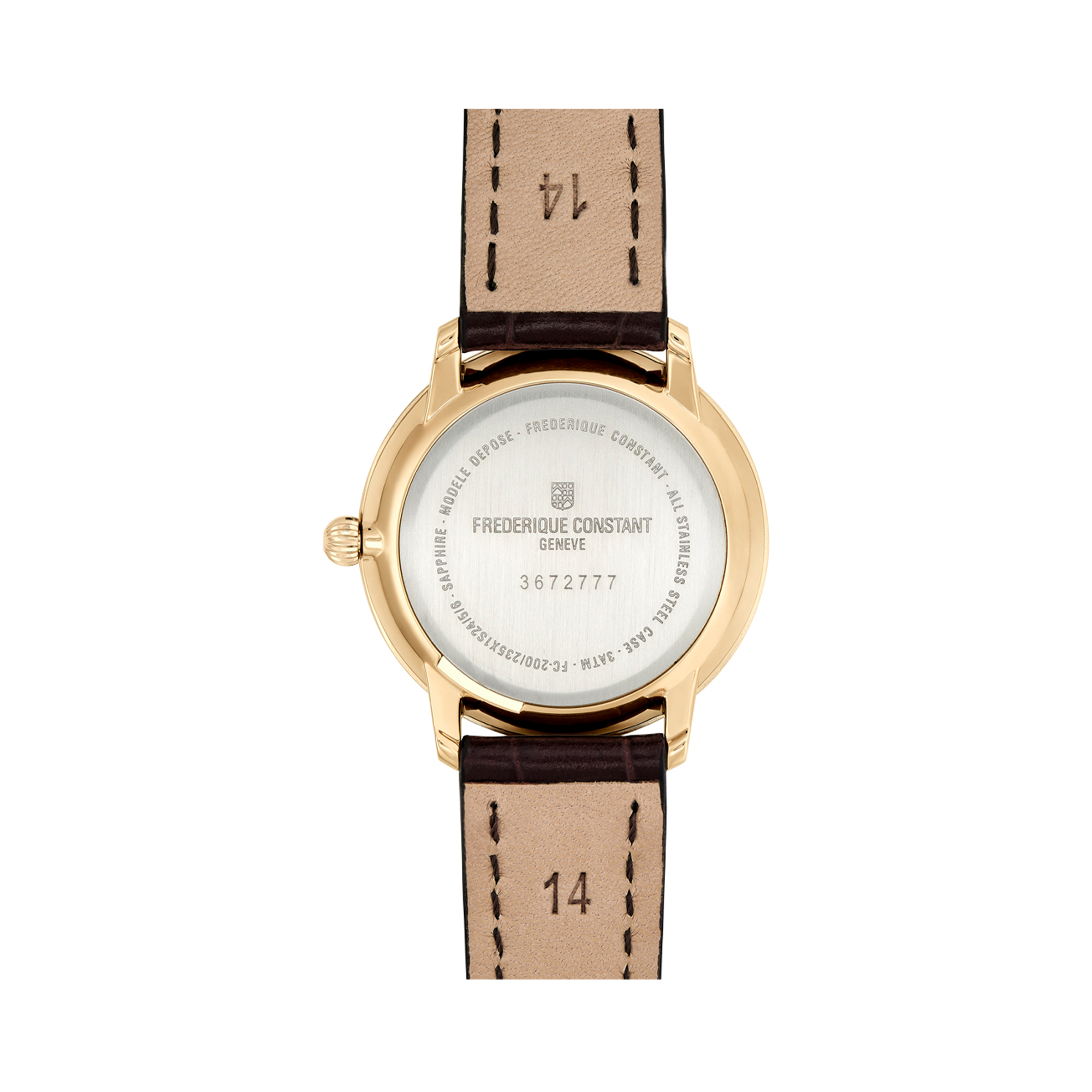 Frederique Constant Women's 28.60mm Stainless Steel & Yellow IP Quartz Watch FC-235M1S5