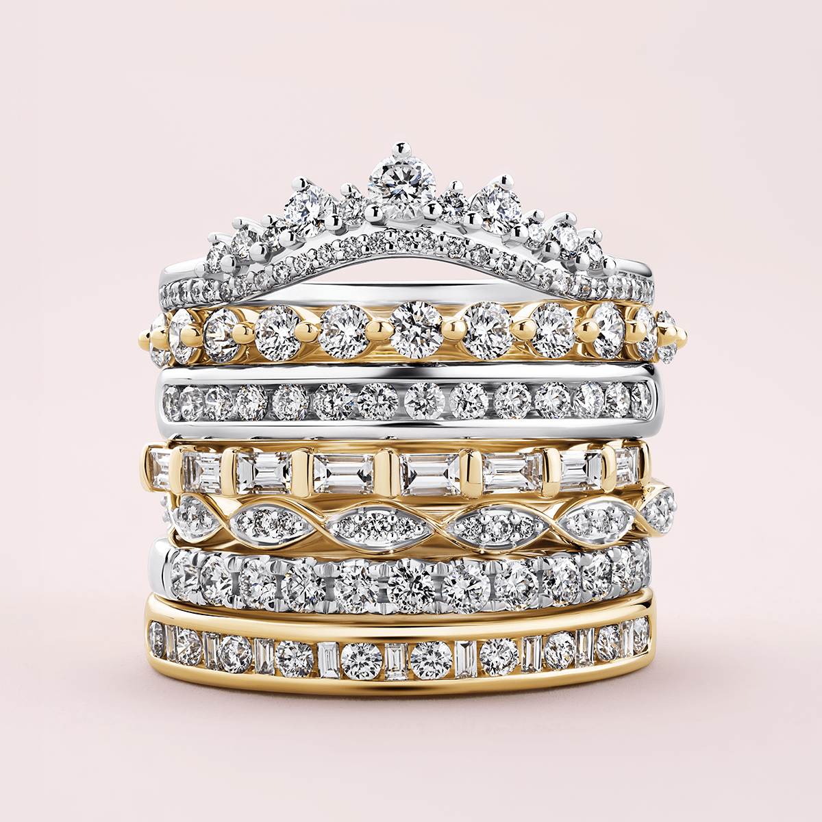 0.50ct TW Round Diamond Band in 18ct Yellow Gold Ring