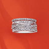 0.15ct TW Diamond Wedding & Anniversary Band in 9ct White Gold